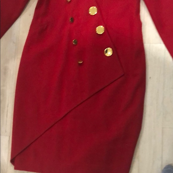 Vintage red dress. Approx size 10 - Picture 6 of 8